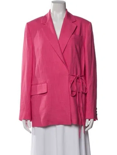 Pre-owned Msgm Blazer In Pink