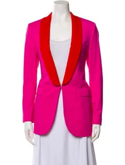 Pre-owned Msgm Blazer In Pink