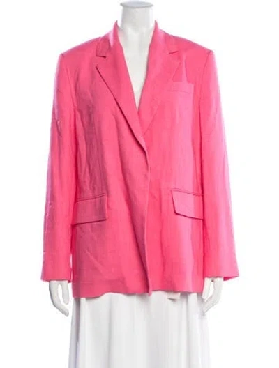 Pre-owned Msgm Blazer In Pink