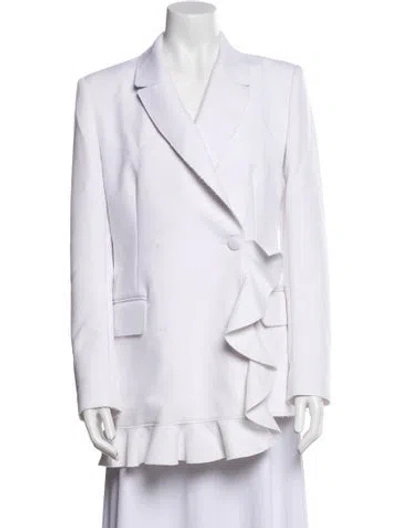 Pre-owned Msgm Blazer In White