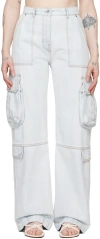 Msgm Mid-rise Straight-leg Jeans In 82 Light Blue