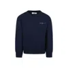Msgm Blue Sweatshirt For Kids With Logo In Blue