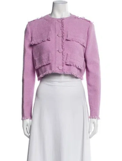 Pre-owned Msgm Bolero In Pink