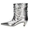 Msgm Boots In White
