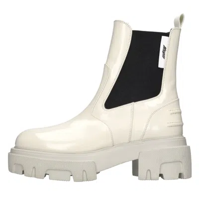 Msgm Boots In Panna Pastello