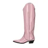 Msgm Boots Pink In Rosa Chiari E Naturali