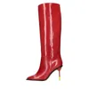 Msgm Boots Red In Rosso Vivaci
