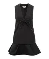 Msgm Vestido Midi - Negro In Black