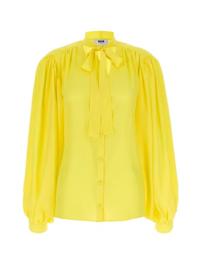 MSGM MSGM BOW SHIRT