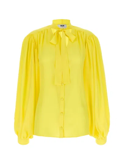 MSGM BOW SHIRT