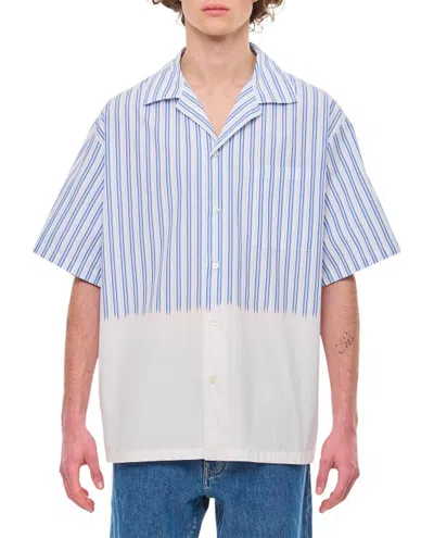 Msgm Faded Bowling Shirt In 84