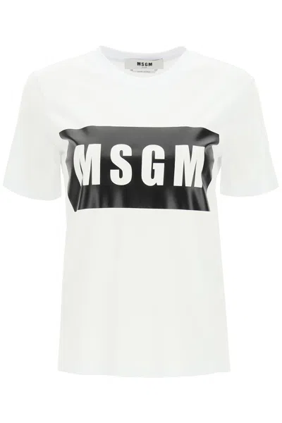 MSGM BRANDED T-SHIRT