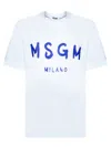 Msgm Cotton T-shirt In White