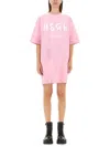 Msgm Woman Mini Dress Light Pink Size Xl Cotton