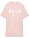 Msgm Woman Mini Dress Light Pink Size Xl Cotton In Pink