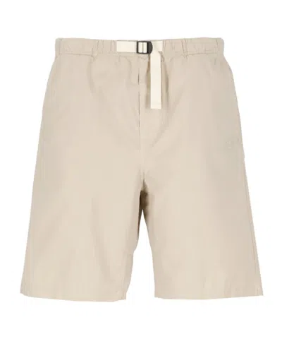Msgm Buckle-strap Fastened Thigh-length Shorts In Nude