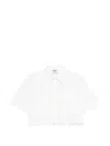 Msgm Button-fastening Shirt In White
