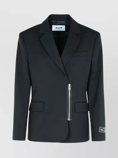 MSGM BUTTONED CUFFS FLAP POCKETS JACKET