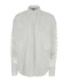 Msgm Button-fastening Shirt In Neutral