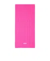 Msgm Pink Embroidered Scarf In Pink
