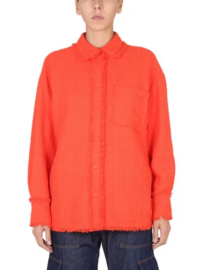 MSGM MSGM CAMICIA CON FRANGE