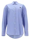 Msgm Camicia Con Logo In Blue