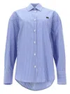 Msgm Camicia Con Logo In Blue