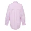 Msgm Camicia Shirt In Purple