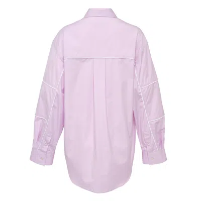 Msgm Camicia Shirt In Purple