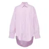 Msgm Camicia Shirt In Purple