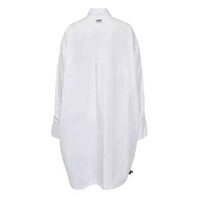 Msgm Camicia Shirt In White