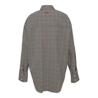 Msgm Camicia Shirt With Details In Gray