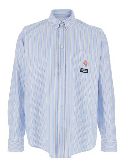 Msgm Camicia/shirt In Blue