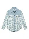Msgm Shirt In Azul Claro