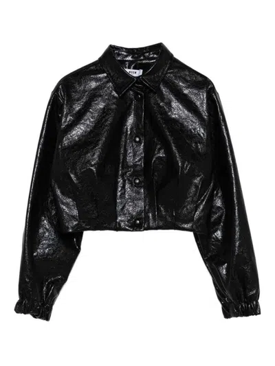 MSGM CAMISA - NEGRO