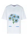 Msgm White Cotton T-shirt In White