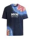 Msgm Tie Dye Cotton Jersey T-shirt In Multicolour