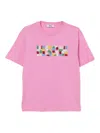 Msgm Cotton T-shirt In Pink