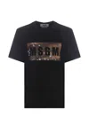 Msgm Tee In Black