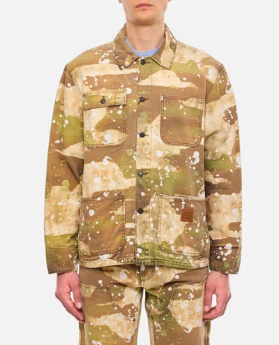 Msgm Camouflage Jackets In Neutrals