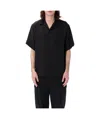 Msgm Viscose Bowling Shirt In Black