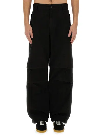 MSGM CANVAS CARGO PANTS "PARACHUTE