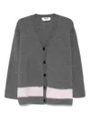 Msgm Cardigan In Gray