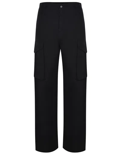 Msgm Cargo Pants In Black