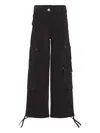 Msgm Cargo Pants In Black