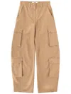 Msgm Cargo Pants In Brown