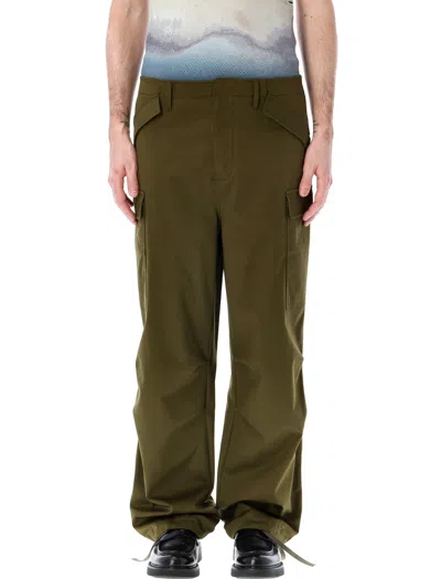 Msgm Cargo Pants In Gray