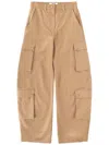 Msgm Cargo Pants In Neutral