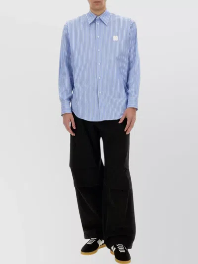 Msgm Cargo Pants "parachute" In Canvas
