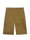 Msgm Cargo-pocket Shorts In Green